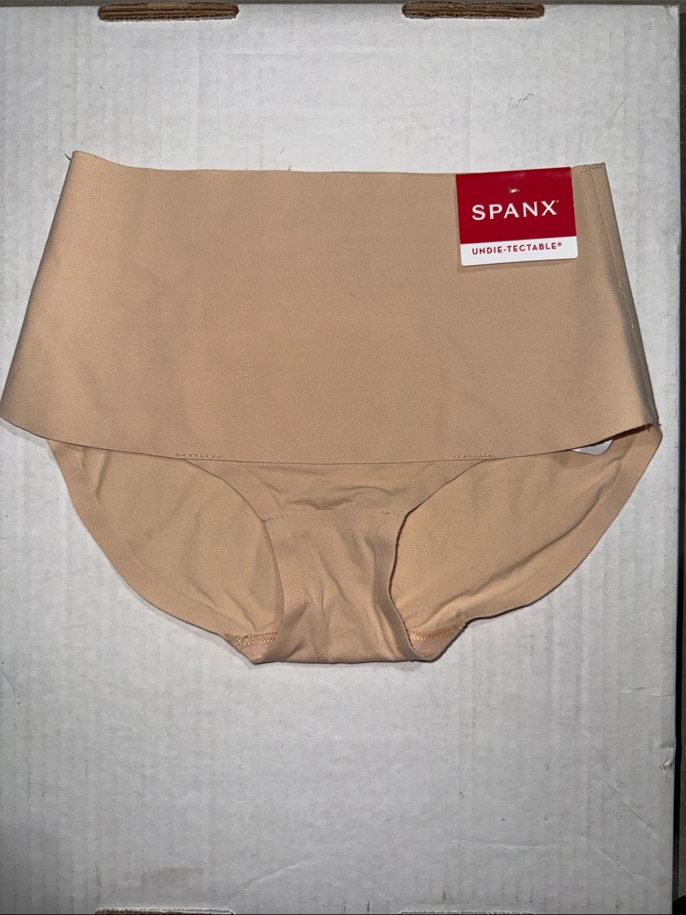 SPANX Beige High-Waist Seamless Brief